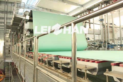 Double layer kraft paper machine