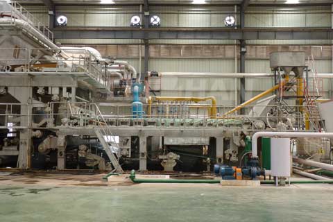 tissue paper machine for paper mill